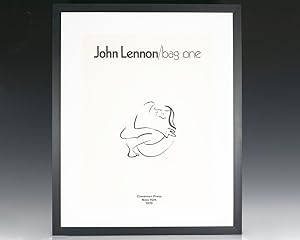 John Lennon Signed "Bag One" Lithograph.