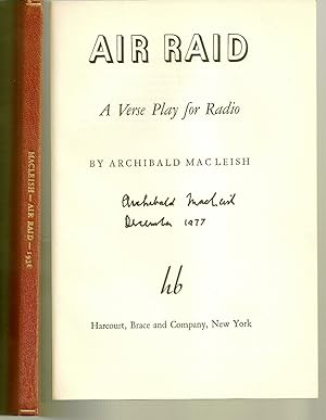 AIR RAID. A Verse Play for Radio