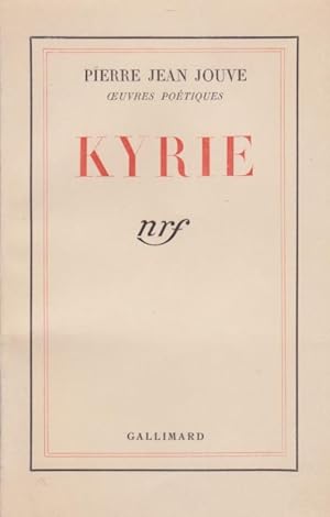 kyrie. Edition originale.