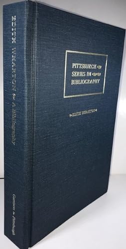 Edith Wharton: A Descriptive Bibliography (Pittsburgh Series in Bibliography)