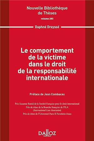 le comportement de la victime dans le droit de la responsabilité internationale