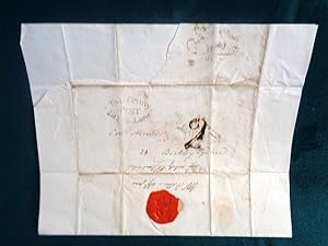 Letter with large 2d post cancel and open "Two Penny Post, Brick Lane" to Col C. Herries. Boxing ...