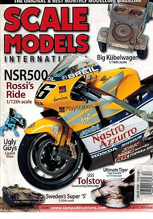 Scale Models International Magazine Vol 33 Issue 391 October 2003 - Honda NSR500 Valentino Rossi ...