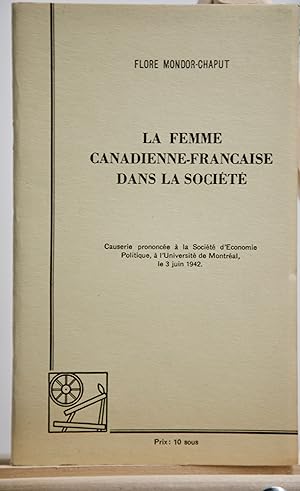 La femme canadienne-française dans la société
