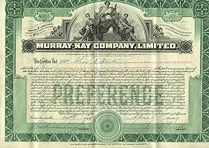 Murray-Kay Company stock certificate