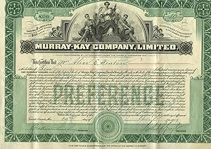 Murray-Kay Company stock certificate