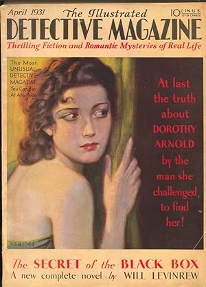Illustrated Detective Magazine 4/1931-Tower-W.T. Bendt Good Girl art cover-Mystery-crime-romance-FN-
