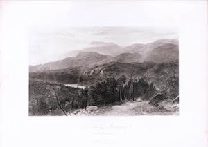 The Smoky Mountains: North Carolina. (B&W engraving).