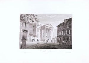 Girard's Bank in Philadelphia. (B&W engraving).
