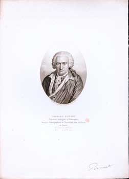 Charles Bonnet. (B&W engraving).