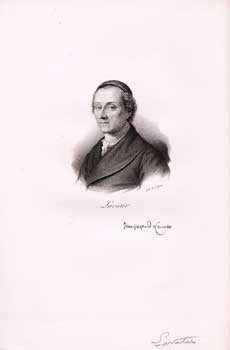 Johann Kaspar Lavater. (B&W engraving).