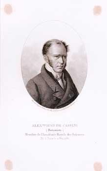 Alexandre Henri Gabriel de Cassini. (B&W engraving).