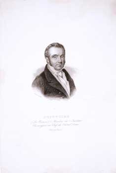 Guillaume, Baron Dupuytren. (B&W engraving).