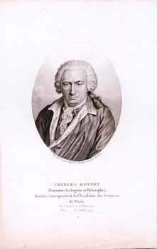 Charles Bonnet. (B&W engraving).