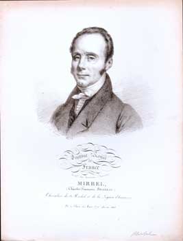 Charles-François Brisseau Mirbel. (B&W engraving).