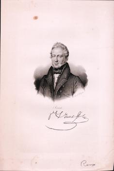 Philibert Joseph Roux. (B&W engraving).