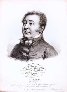 Jean Baptiste Huzard. (B&W engraving).