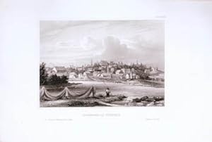 Richmond in Virginia. (B&W engraving).