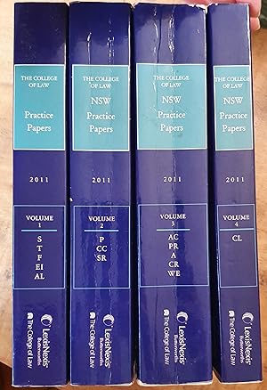 THE COLLEGE OF LAW PRACTICE PAPERS: 2011 Selected Papers: Vol. 1-4