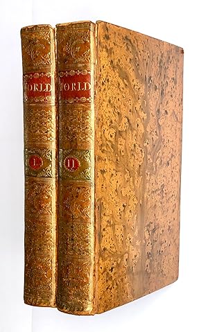 FIRST EDITION IN ORIGINAL TREE CALF BINDING: The World for the Year 1753-56