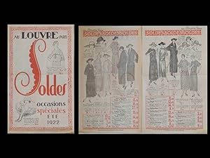 CATALOGUE AU LOUVRE - PARIS - MODE - ETE 1922, FRENCH FASHION