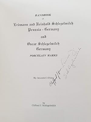 R. S. Prussia - Handbook of Erdmann and Reinhold Schlegelmilch Prussia - Germany and Oscar Schleg...