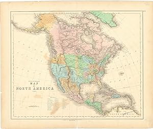 Gall & Inglis' Map of North America.