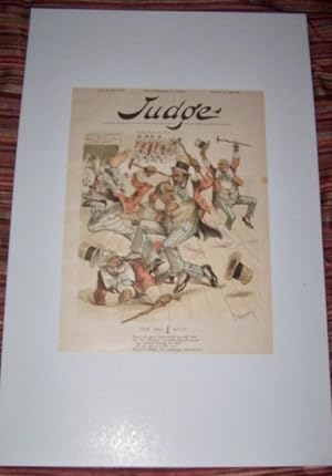 THE BIG 4 SPLIT [Cover illustration lithograph from JUDGE magazine]