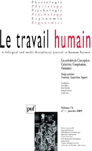 REVUE LE TRAVAIL HUMAIN N.72/1 (édition 2009)
