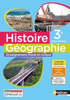 histoire-géographie, EMC : 3e : prépa-métiers (édition 2021)