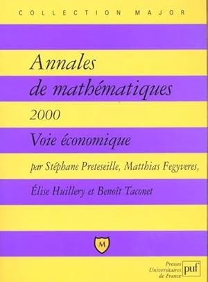 Annales de mathématiques, 2000
