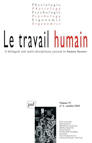 REVUE LE TRAVAIL HUMAIN N.79
