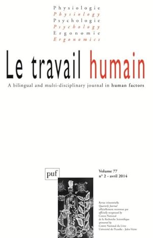 REVUE LE TRAVAIL HUMAIN N.77/2 (édition 2014)