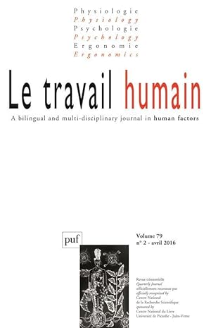 REVUE LE TRAVAIL HUMAIN N.79/2 (édition 2016)