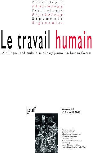 REVUE LE TRAVAIL HUMAIN N.72/2 (édition 2009)