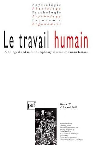REVUE LE TRAVAIL HUMAIN N.73/2 (édition 2010)