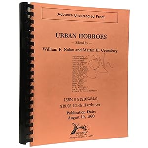 Urban Horrors [Uncorrected Proof]