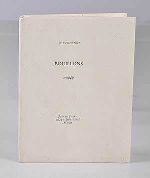 Bouillons (comédie) - dédicacé - Bibliothèque de Claude Mesplède