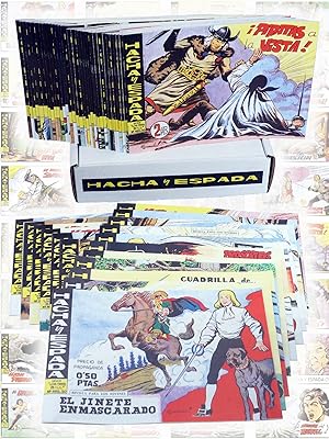 HACHA Y ESPADA 1 A 58. COMPLETA. MAGA 1962 (Armando) Comic MAM, Circa 1980. FACSIMIL. OFRT
