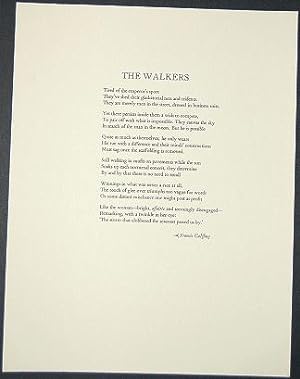THE WALKERS A Poem