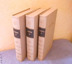 3 Exemplare der Bibliothek deutscher Klassiker: Goethes Werke in zwölf Bänden: Neunter Band: Aus ...