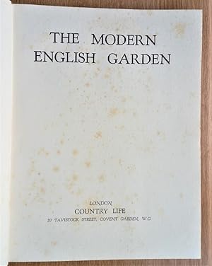 THE MODERN ENGLISH GARDEN