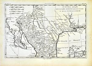 Le Nouveau Méxique, avec la partie septentrionale de l'ancien, ou de la Nouvelle Espagne [Carte d...