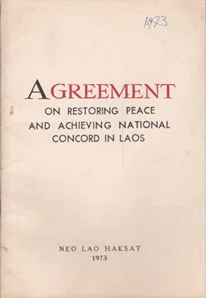 Agreement On Restoring Peace and Acheiving National Concord in Laos
