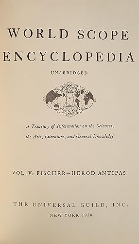 World Scope Encyclopedia Vol V: Fischer-Herod Antipas A Treasury of Information on the Sciences, ...