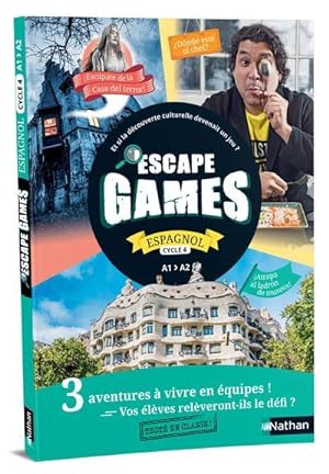 escape games : pochette escape game espagnol