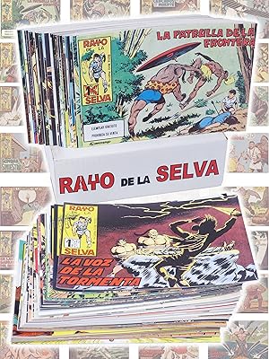 RAYO DE LA SELVA 1 A 83. COMPLETA. MAGA 1960 (Guerrerro / Segrelles) Circa 1980. FACSIMIL. OFRT