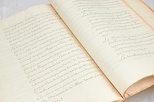 Manuscrit autographe complet intitulé "Mémoire de la construction et agréz d'une galère ordinaire...