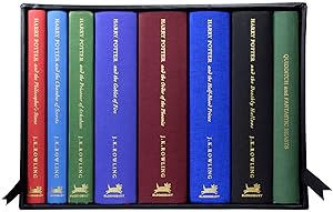 Harry Potter Series, Complete Deluxe Set, each with added colour illustration. Being: The Philoso...