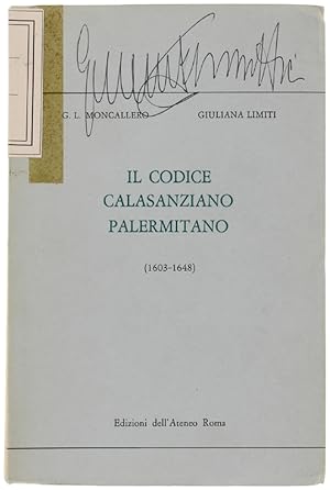 IL CODICE CALASANZIANO PALERMITANO (1603-1648):